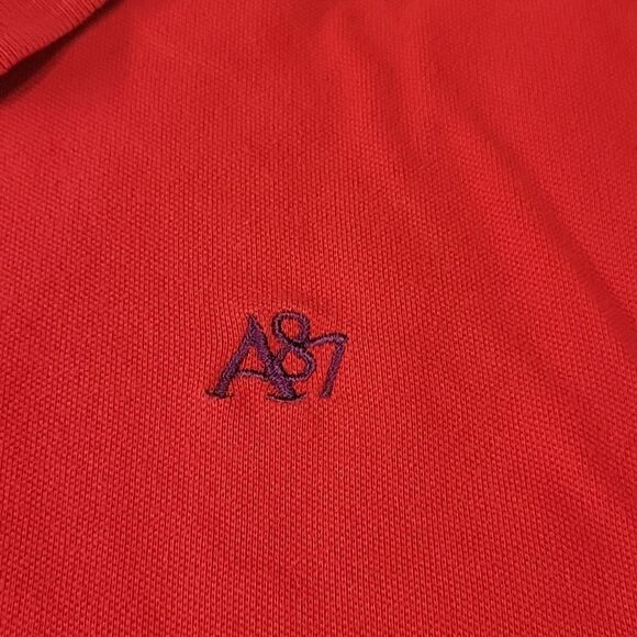 𝅺bundle of 2 Aeropstale Tops. Green Thermal. Red Collared Pullover. XL, XXL - Picture 9 of 12